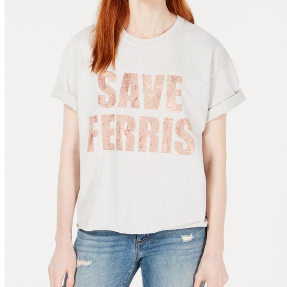 True Vintage Tops - True Vintage Tee "Save Ferris" True Vintage Tops - True Vintage Tee "Save Ferris"
